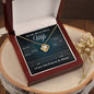 To My Beautiful Wife- I Love You Forever & Always- Necklace