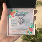 To My Beautiful Soulmate- I Love You Forever & Always- Necklace